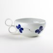 Photo4: Medium Bowl Soup cup sometsuke hanae (15.3cm/6in) (4)