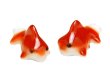 [Made in Japan] Mini demekin goldfish (Red & Red) Ornament doll