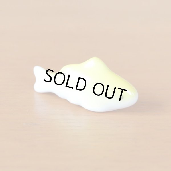 Photo2: Figurine Mini koi mini-sized carp yellow (2)