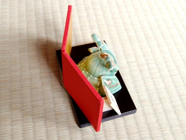 Photo2: Japanese Armor, Helmets and Warrior Dolls Fuma Kabuto Doll mini (2)