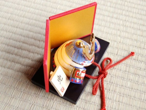 Photo2: Japanese Armor, Helmets and Warrior Dolls Daiki Kabuto Doll mini (2)