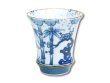 [Made in Japan] Sometsuke Syochikubai (Vertical) SAKE GLASS