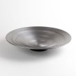 Photo1: Large Plate Sendan Platinum (22.4cm/8.8in) (1)