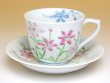 Photo2: Coffee Cup and Saucer Somenishiki cosmos (2)