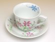 Photo3: Coffee Cup and Saucer Somenishiki cosmos (3)