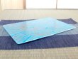 Photo2: Extra Large Rectangle Plate (30cm) Nishiki araiso (Blue) (2)