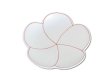 Photo1: Small Plate Sachiume White (9cm/3.5in) (1)