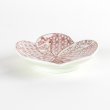 Photo3: Plum Blossom-Shaped Small Plate Nishiki Shonzui Red (9 cm/3.5 in) (3)