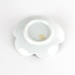 Photo4: Plum Blossom-Shaped Small Plate Nishiki Shonzui Blue (9 cm/3.5 in) (4)