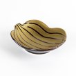 Photo1: Gourd-Shaped Small Plate Nishiki Kinsai Gold (9 cm/3.5 in) (1)