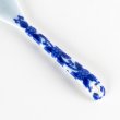 Photo2: Porcelain Dessert Spoon Karakusa Blue (2)