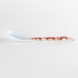 Photo3: Porcelain Dessert Spoon Karakusa Red (3)