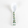 Photo4: Porcelain Dessert Spoon Nishiki-Hanakarakusa Green (4)