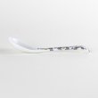 Photo3: Porcelain Dessert Spoon Nishiki-Hanakarakusa Purple (3)