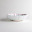 Photo4: Medium Bowl Akae fuchidori sen (12.8cm/5in) (4)