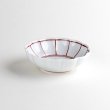 Photo1: Small Bowl Akae fuchidori sen (7.5cm/3in) (1)