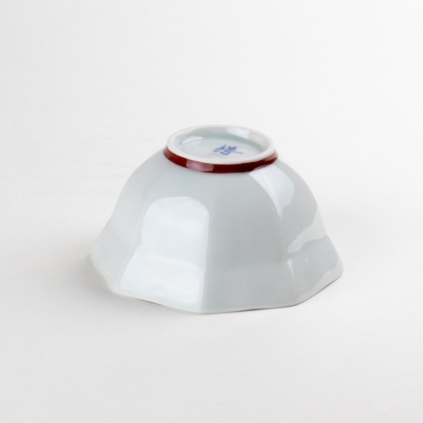 Photo5: Small Bowl Akabana tsunagi (8.5cm/3.3in) (5)