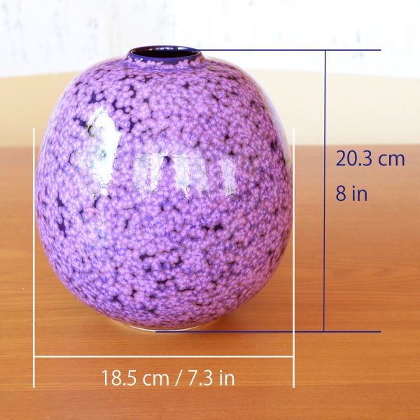 Photo5: Oukamon Vase by Kusuo Baba, Second-Generation Shinemon, Shinemon Kiln (5)