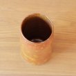 Photo3: Kinkamon Cylindrical Vase by Kusuo Baba, Second-Generation Shinemon, Shinemon Kiln (3)