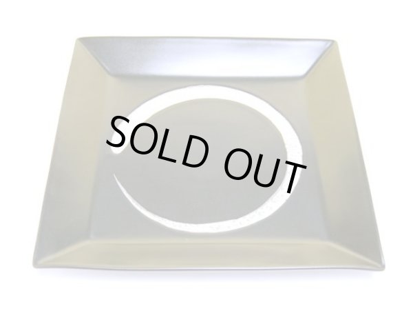 Photo2: Extra Large Plate Black Platinum Hake (29.2cm/11.5in) (2)