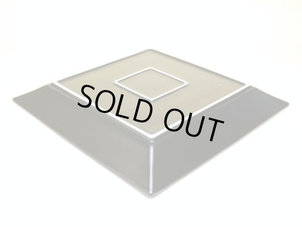 Photo3: Extra Large Plate Black Platinum Hake (29.2cm/11.5in) (3)