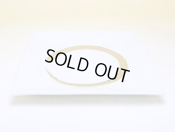 Photo2: Extra Large Plate (22.5cm) Shiro platinum hake (2)