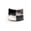 Photo4: Chopstick Rest Ichimatsu Silver & Black (4)