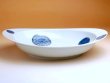 Photo3: Oval dish (26.6cm) Maru-mon (3)