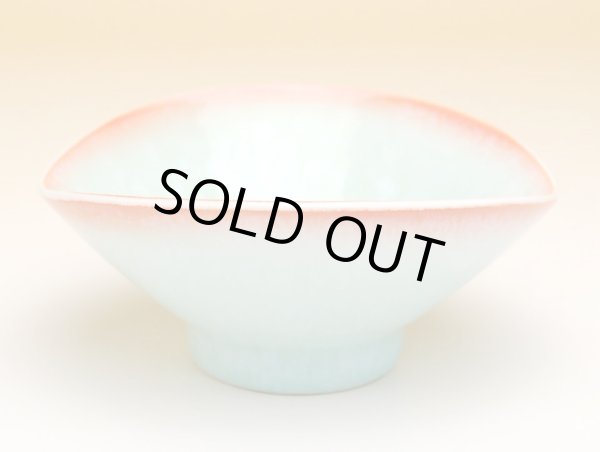 Photo2: Small Bowl (11cm) Fuchibeni green (2)