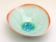 Photo3: Small Bowl (11cm) Fuchibeni green (3)