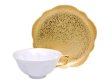 [Made in Japan] Hakuji kinsai (Gold) SAKURA shaped Cup and saucer