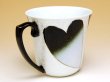 Photo2: Mug Heart (Black) (2)