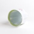 Photo4: Yunomi Tea Cup for Green Tea Mai Sakura (Green) (4)