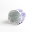 Photo4: Yunomi Tea Cup for Green Tea Hana no mai (Purple) (4)