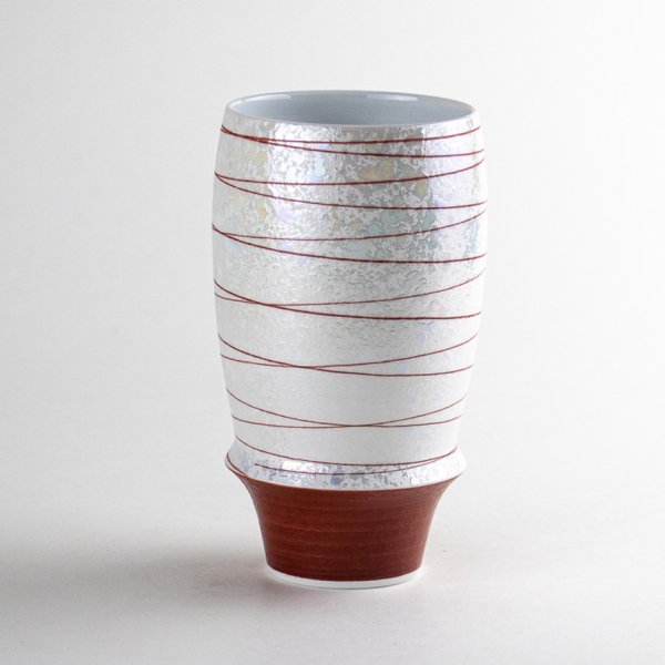 Photo1: Tall cup Kotobuki Red (1)