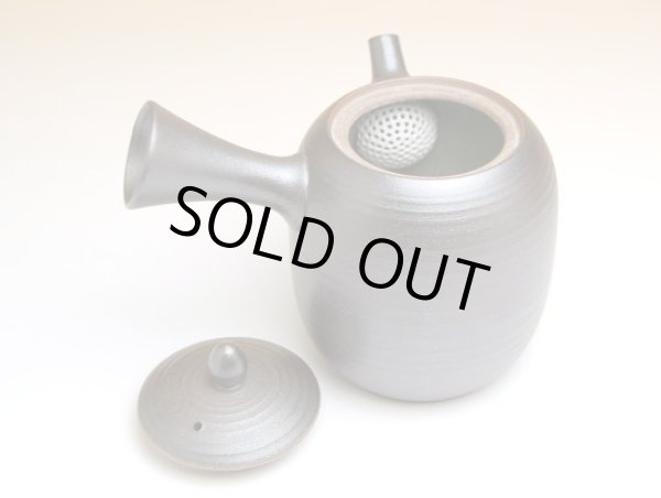 Photo2: Teapot Kyusu Yakishime kurofuki (2)