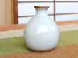 Photo3: Sake set 1 pc Tokkuri bottle and 2 pcs Cups Karatsu kohiki (3)