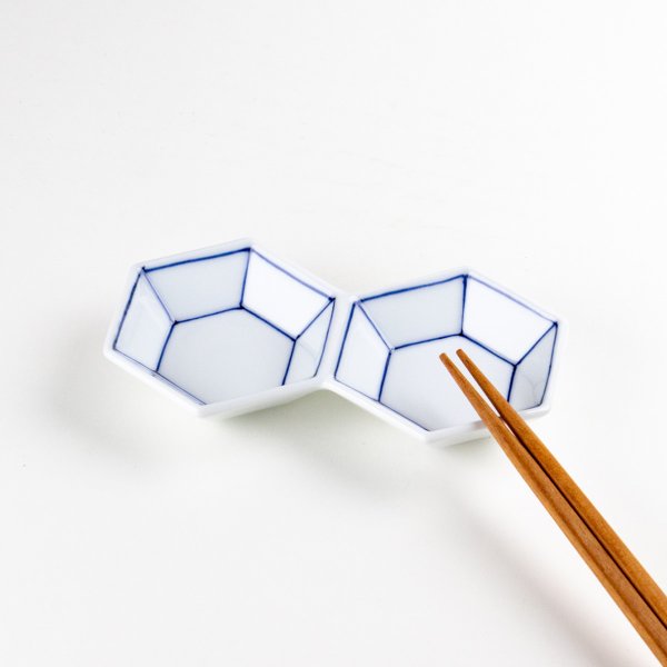 Photo4: Small Plate Sen kikkou nihinmori (13.5cm/5.3in) (4)