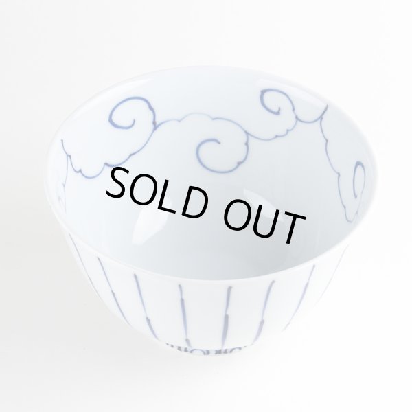 Photo2: Donburi Bowl for Noodles Nami tokusa (15cm/5.9in) (2)