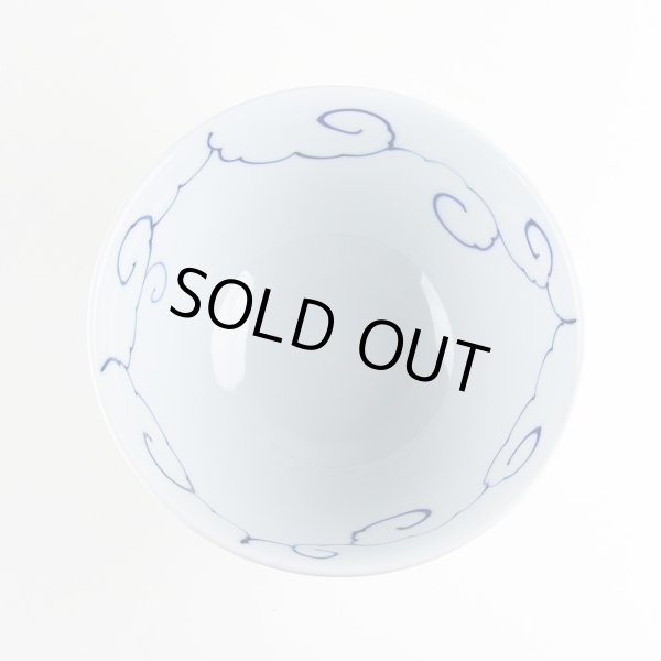 Photo3: Donburi Bowl for Noodles Nami tokusa (15cm/5.9in) (3)