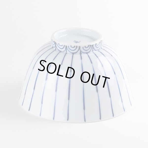 Photo4: Donburi Bowl for Noodles Nami tokusa (15cm/5.9in) (4)