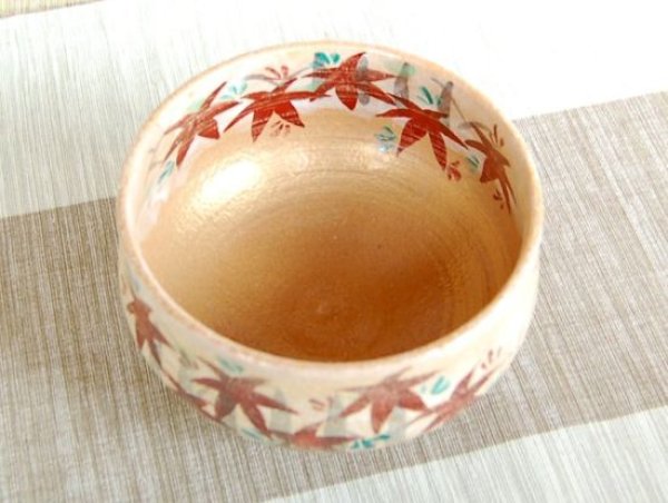Photo3: Tea Bowl Nishiki momiji (3)