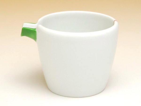 Photo2: Lipped Bowl Midori-aka tokusa (Large) (2)