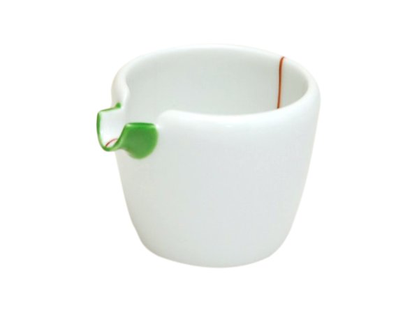 [Made in Japan] Midori-aka tokusa (Small) Lipped bowl