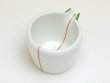 Photo3: Lipped Bowl Midori-aka tokusa (Small) (3)