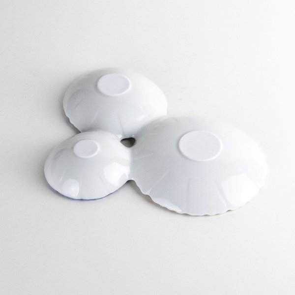 Photo4: Large Divided Plate Kikurenka (20.3 cm/8.0 in) (4)