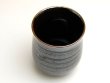 Photo2: Yunomi Tea Cup for Green Tea Tenmoku kasuri (2)