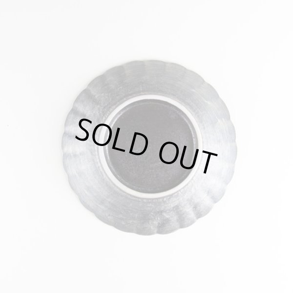 Photo3: Medium Plate Gin geshou Silver (14cm/5.5in) (3)