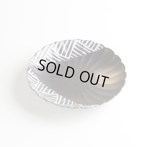 Photo1: Medium Plate Kinsai jimon (14cm/5.5in) (1)