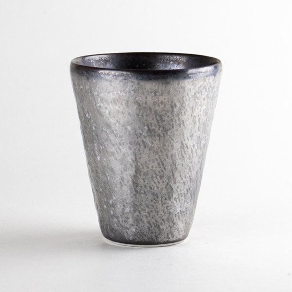 Photo1: Cup Nunome Ginsai Silver (1)